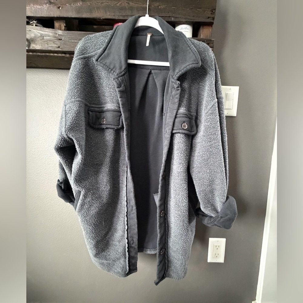 Free People Charcoal Jacket